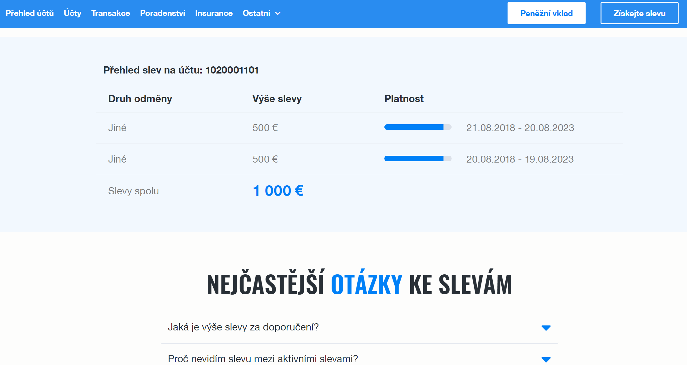 Přehled slev a vyšší sleva za pozvání | Finax.eu