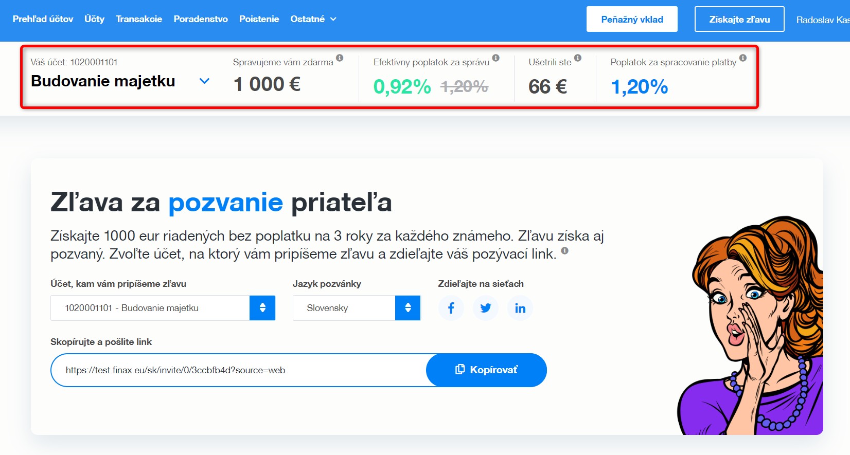 Prehľad zliav a vyššia zľava za pozvanie | Finax.sk