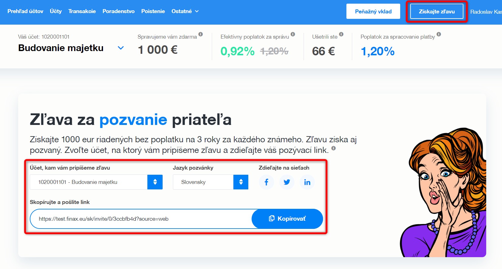Prehľad zliav a vyššia zľava za pozvanie | Finax.sk