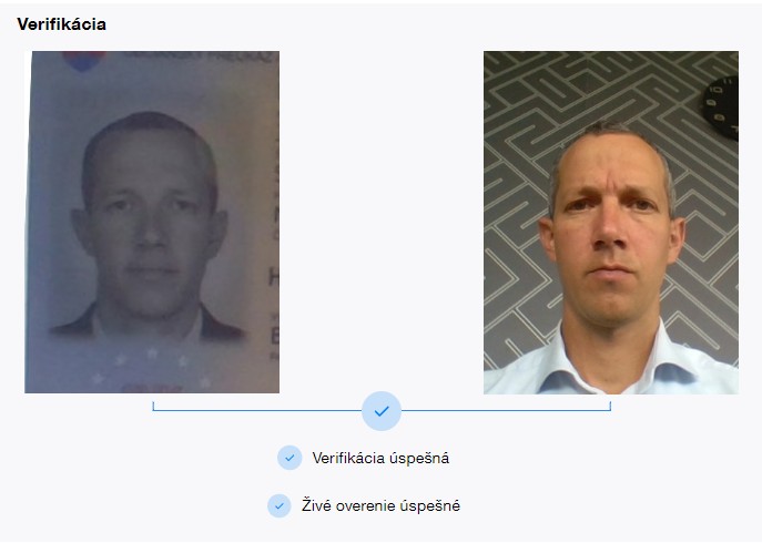 verifikácia tváre - biometria | Finax