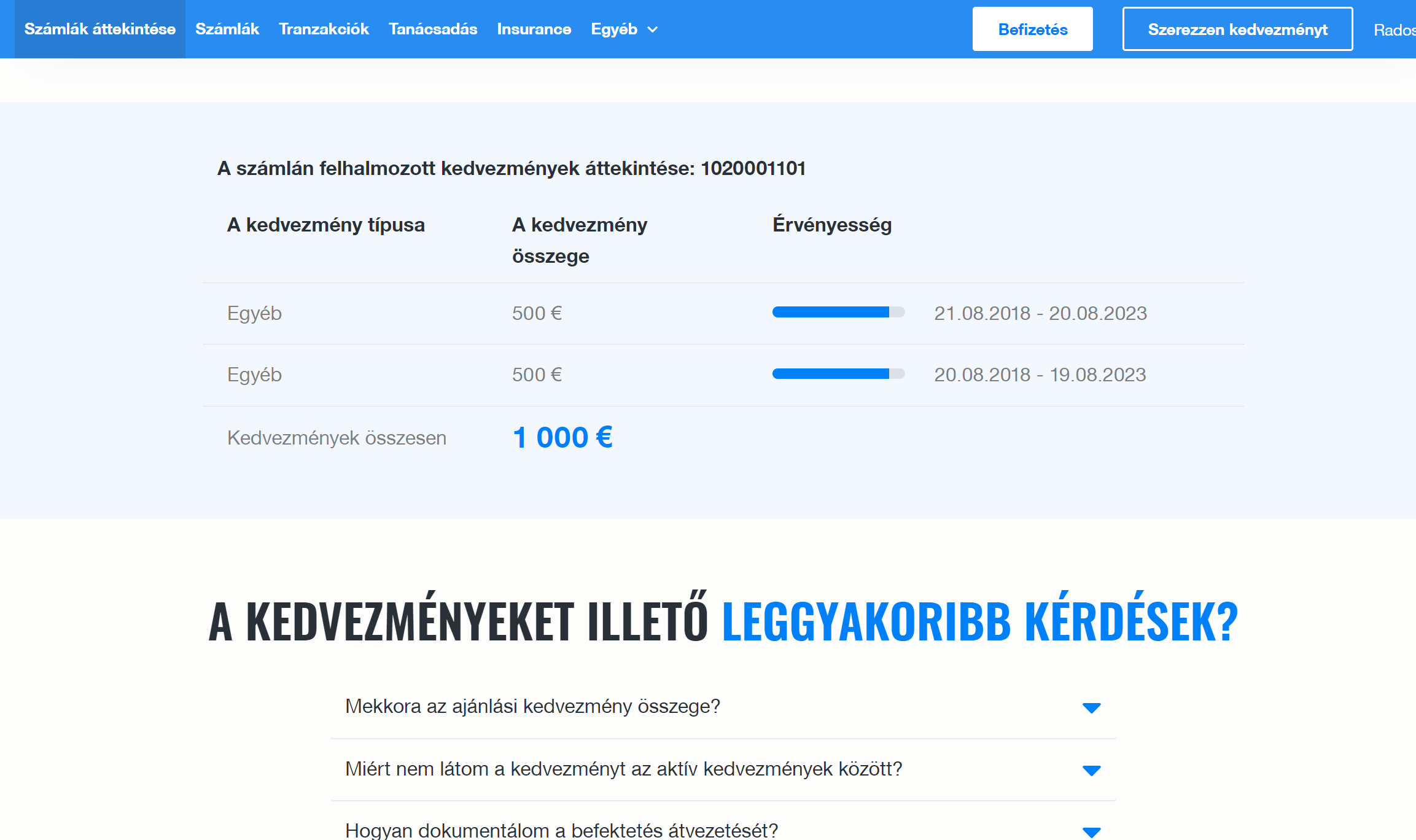 Kedvezmények áttekintése és magasabb meghívási kedvezmény | Finax.eu
