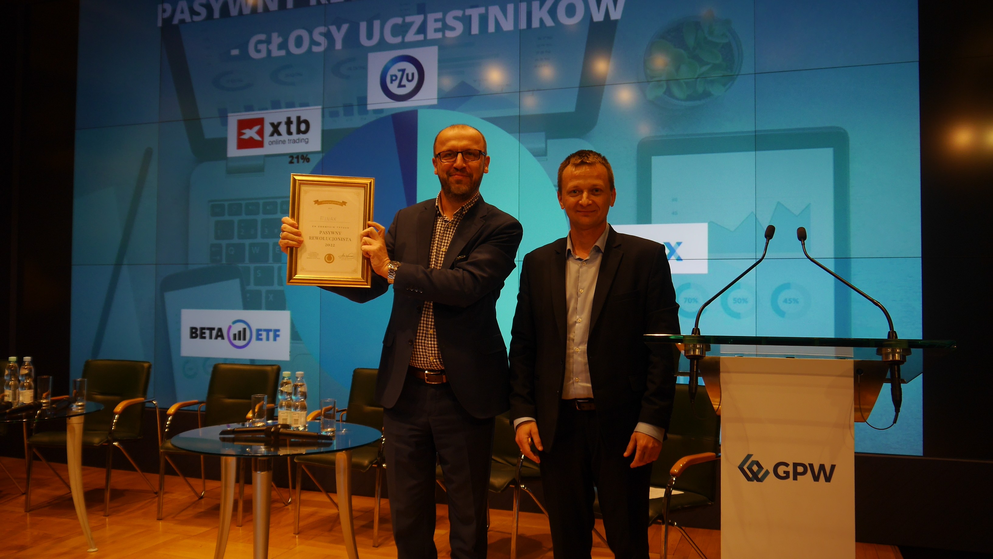 Finax znów Pasywnym Rewolucjonistą Roku | Finax.eu